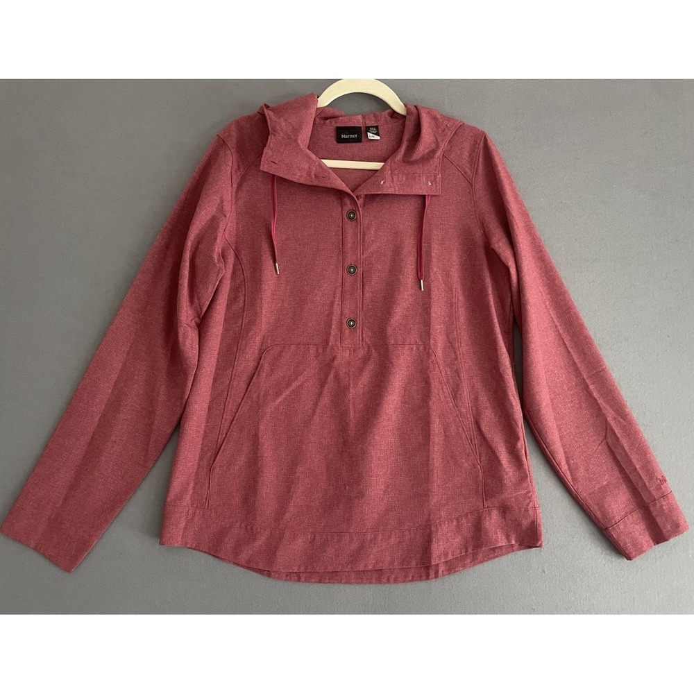Marmot Women L‎ Lorey Hoodie Jacket Mauve Gorpcore Outdoors Hiking Lightweight